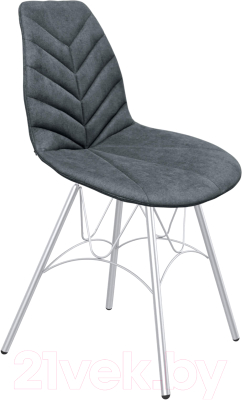 Стул Sheffilton SHT-ST29-C4/S100 (графит/хром лак) - фото