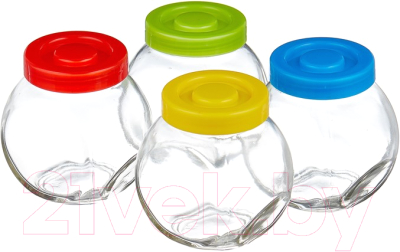 Набор емкостей для хранения Mallony Vaso / 003606 (4шт) - фото