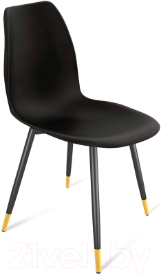 Стул Sheffilton SHT-ST29/S95-1 (черный/черный муар/золотой) - фото