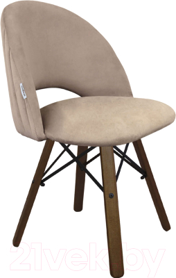 Стул Sheffilton SHT-ST34-1/S70 (латте/темный орех/черный) - фото