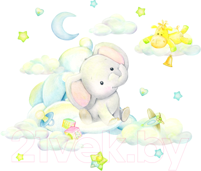 Детская кроватка INDIGO My Dream Облака