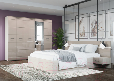 Шкаф Горизонт Мебель Ненси 3х ств.