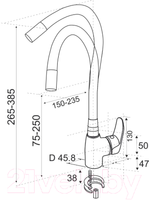 Смеситель Центр Сантехники ПП801533
