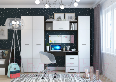 Шкаф навесной Горизонт Мебель Ненси 1200