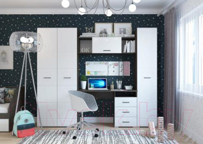 Письменный стол Горизонт Мебель Ненси 1200 3 ящика