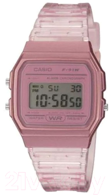 Часы наручные унисекс Casio F-91WS-4EF - фото