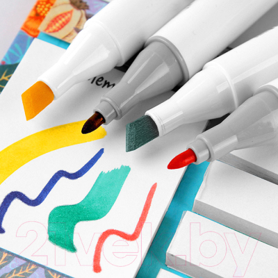 Набор маркеров Darvish Двусторонние / DV-12869-80