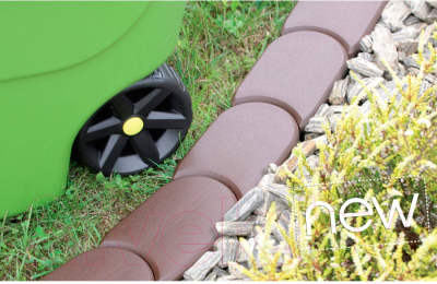 Бордюр садовый Prosperplast Palisade Flat IPAK1-R222