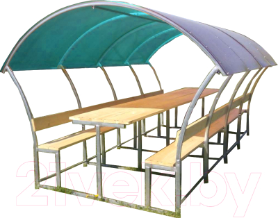 Беседка ВЕЛЕС Астра 3м с покрытием - фото