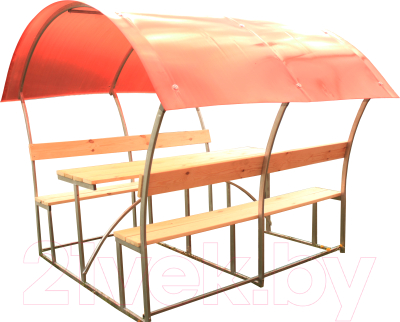 Беседка ВЕЛЕС Астра 2м с покрытием - фото