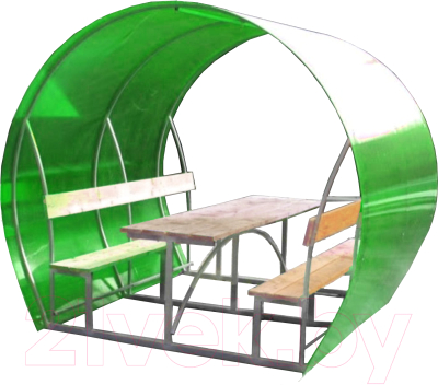 Беседка ВЕЛЕС Пион 2м с покрытием - фото
