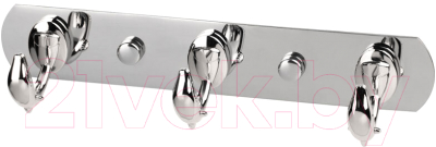 Вешалка для ванной Рыжий кот Дельфины SSA-015-3 / 310790 - фото