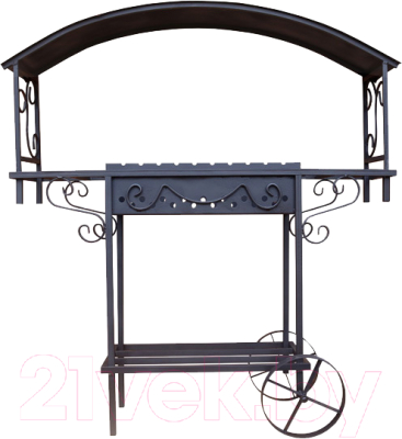 Мангал КомфортПром Асгард с крышей / 10013108 - фото