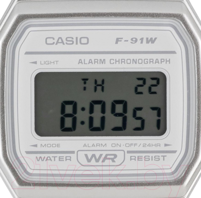 Часы наручные унисекс Casio F-91WS-7EF