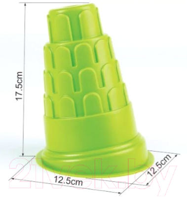 Формочка для песочницы Hape Пизанская башня / E4083-HP