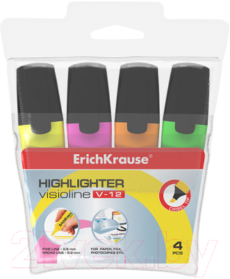 Набор маркеров Erich Krause Visioline V-12 / 32504 - фото