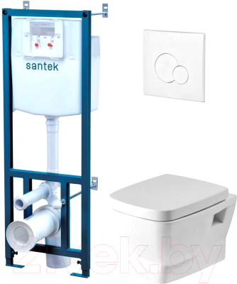 Унитаз подвесной с инсталляцией Santek Нео 1.WH30.2.463 - фото