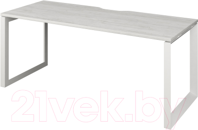 Письменный стол Программа Техно Аргентум-МП НТМП.О-180 - фото