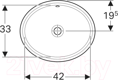 Умывальник Geberit VariForm 500.748.01.9