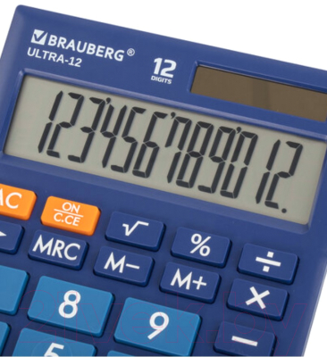 Калькулятор Brauberg ULTRA-12-BU / 250492