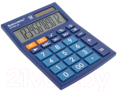 Калькулятор Brauberg ULTRA-12-BU / 250492