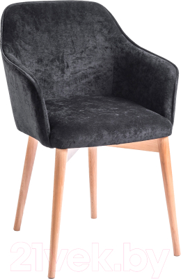 Стул ТехКомПро Канна 110 / 121264 (бук/тон 2/ткань Velvet Lux 17) - фото