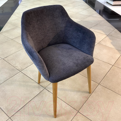 Стул ТехКомПро Канна 110 / 121264 (бук/тон 2/ткань Velvet Lux 17)