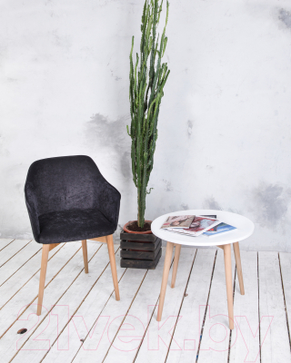 Стул ТехКомПро Канна 110 / 121264 (бук/тон 2/ткань Velvet Lux 17)