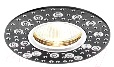 Точечный светильник Ambrella A801 BK/AL - фото