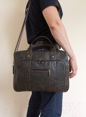 Сумка для ноутбука Carlo Gattini Sinfonica Rivoli 1004-04 (темно-коричневый)