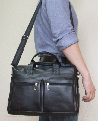 Сумка для ноутбука Carlo Gattini Classico Lugano 1007-01 (черный)