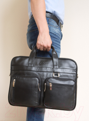 Сумка для ноутбука Carlo Gattini Classico Lamberto 1008-01 (черный)