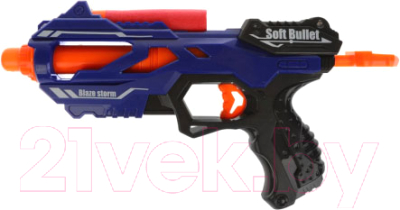 Бластер игрушечный Наша игрушка С мягкими пулями / ZC7108 - фото