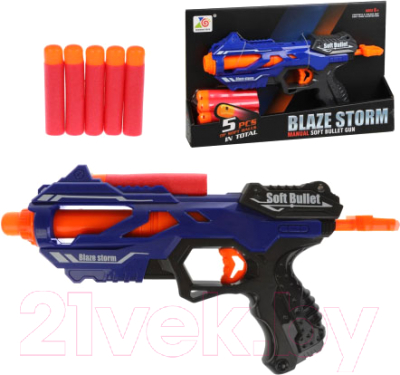 Бластер игрушечный Наша игрушка С мягкими пулями / ZC7108