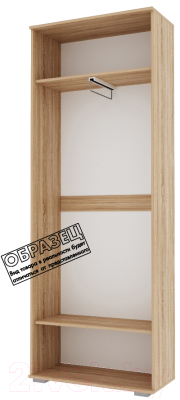 Шкаф Памир Италия ШК-800 (ясень шимо темный/ясень шимо светлый)
