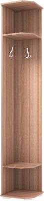 Угловое окончание для шкафа Памир Италия ШТВ-370 (ясень шимо темный) - фото