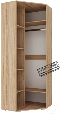 Шкаф Памир Италия ШУ-800 (ясень шимо темный/ясень шимо светлый)