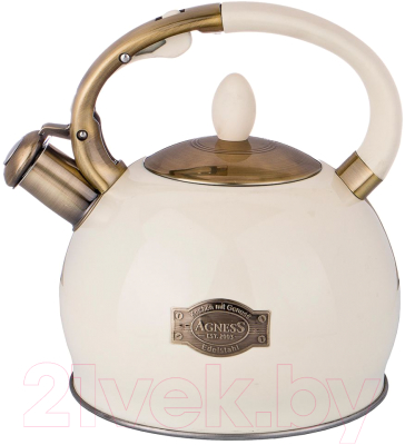 Чайник со свистком Agness 937-830 - фото