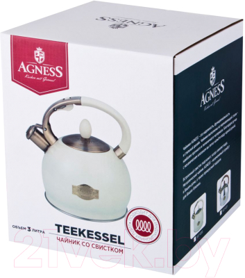 Чайник со свистком Agness 937-830