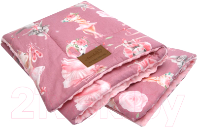 Плед для малышей Amarobaby Растем вместе Нежный танец / AMARO-62RV-NT - фото