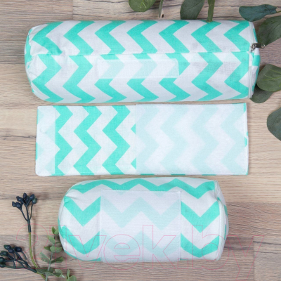 Кокон-гнездышко Amarobaby Nature Anatomy Зигазг / AMARO-40NA-ZM