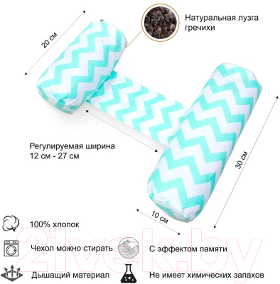 Кокон-гнездышко Amarobaby Nature Anatomy Зигазг / AMARO-40NA-ZM