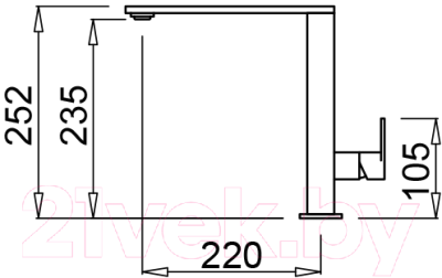 Смеситель Elleci Flat