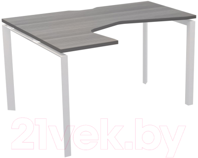 Письменный стол Программа Техно Аргентум-МП НТМП.П-040 левый - фото