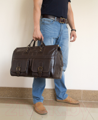 Сумка дорожная Carlo Gattini Sinfonica Fabriano 4008-04 (темно-коричневый)