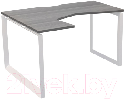 Письменный стол Программа Техно Аргентум-МП НТМП.О-040 левый - фото