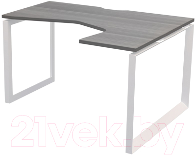 Письменный стол Программа Техно Аргентум-МП НТМП.О-040 правый - фото