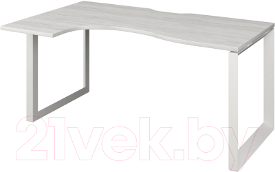 Письменный стол Программа Техно Аргентум-МП НТМП.О-040 левый - фото