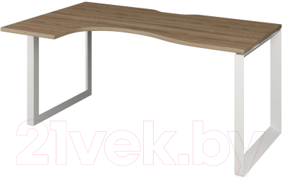 Письменный стол Программа Техно Аргентум-МП НТМП.О-040 левый - фото