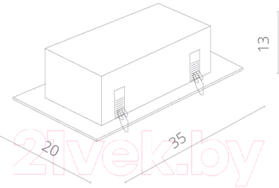 Комплект точечных светильников Arte Lamp Cardani Semplice A5949PL-2GY